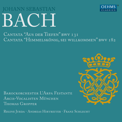 CD-Cover: Johann Sebastian Bach- Kantaten BWV 131 und BWV 182